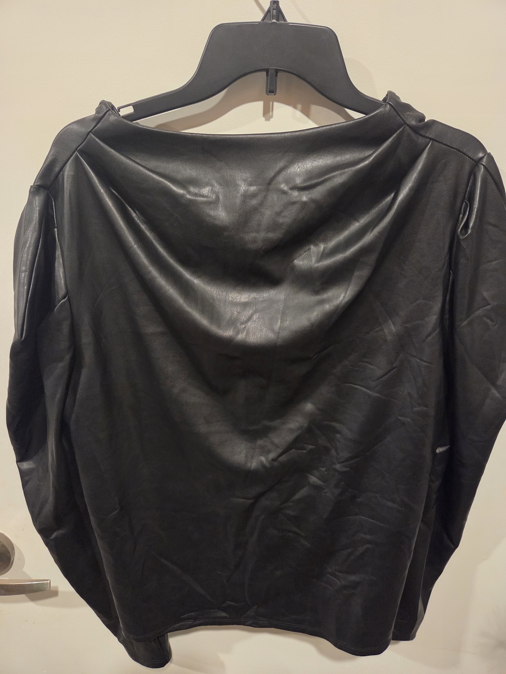 Express Black Faux Leather Women's Jacket